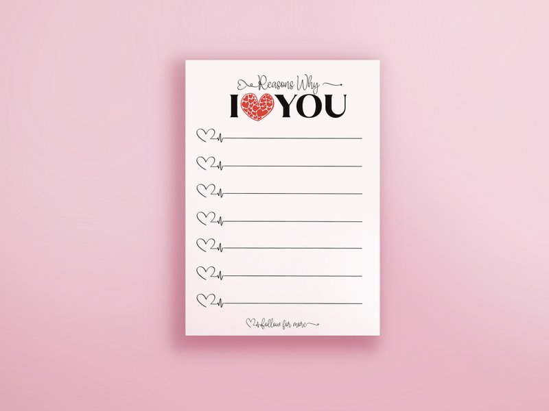 Printables Valentine's Day and Anniversary Cards - 電子喜帖/賀卡/邀請函 - 其他材質 