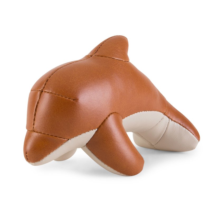 Zuny -  海豚 Dura 造型動物紙鎮 - 裝飾/擺設  - 人造皮革 多色
