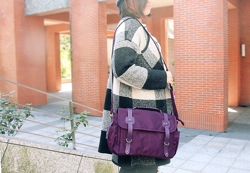 KOPER [Qing Wu Charm] Music Crossbody Bag - Fantasy Purple (Made in Taiwan) - กระเป๋าแมสเซนเจอร์ - วัสดุอื่นๆ สีม่วง