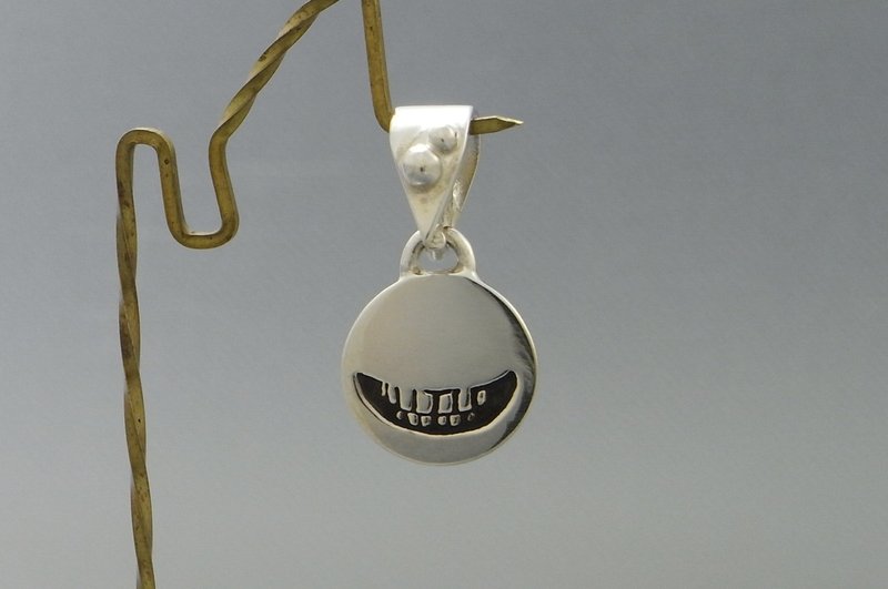 smile stamp_P2 (s_m-P.12) 【チェーン別販売】 - 項鍊 - 純銀 銀色