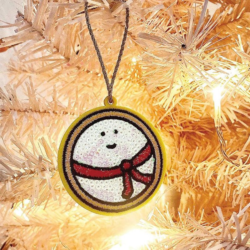 [Christmas gift] Yuanyuan Mood Christmas pendant - พวงกุญแจ - งานปัก หลากหลายสี