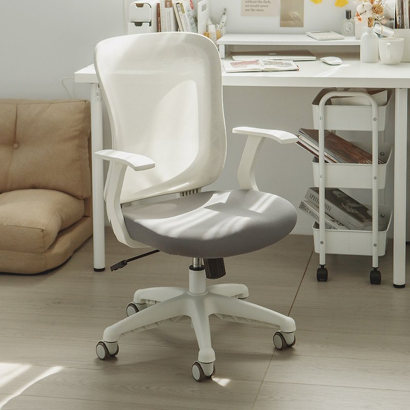Anyu 韓国製コンピューターオフィスチェア - 椅子・ソファー - プラスチック グレー