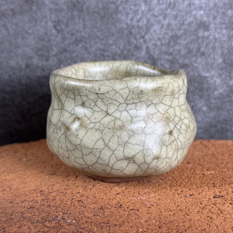Taiwan Liangshi Beauty [Handmade Cup] Handmade Glazed Cup 17 - แก้ว - ดินเผา สีนำ้ตาล