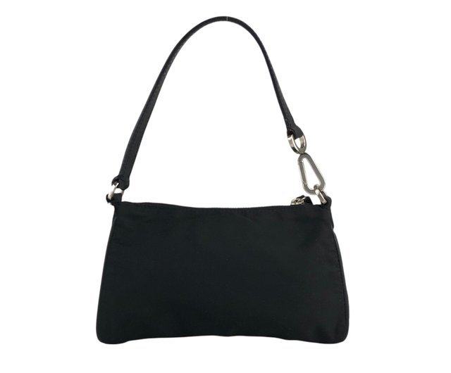 日本直送 名牌中古包 】PRADA プラダ ハンドバッグ ブラック