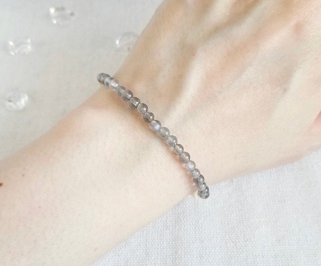 ラブラドライト 3 ウェイ クリスタル ブレスレット | バランス 感情