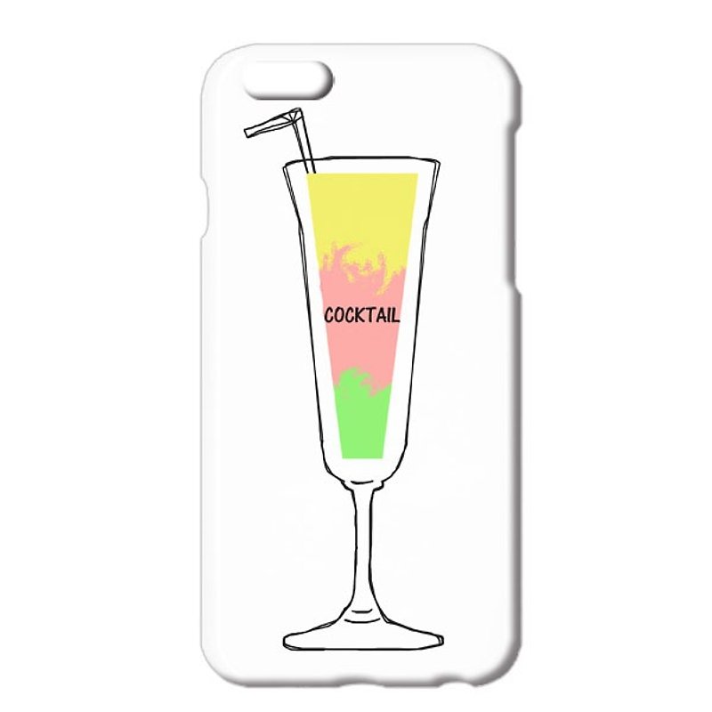[iPhone case] Cocktail - เคส/ซองมือถือ - พลาสติก ขาว