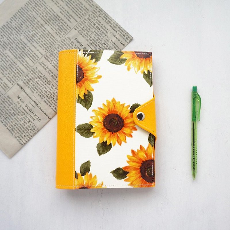 A6size, A5size, B6size Vitamin Color Sunflower System Notebook Cover & Mother an - ปกหนังสือ - วัสดุอื่นๆ สีเหลือง