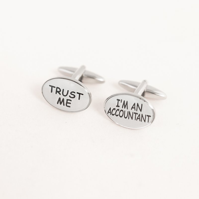 TRUST ME, I AM AN ACCOUNTANTS - Cuff Links - Other Metals 
