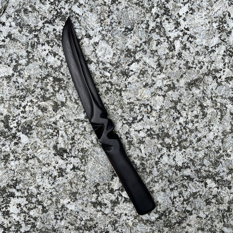 我販劍　妖刀　殺滅告實　藝術木刀　手工木劍　匕首　魔劍紙鎮 - 擺飾/家飾品 - 木頭 黑色