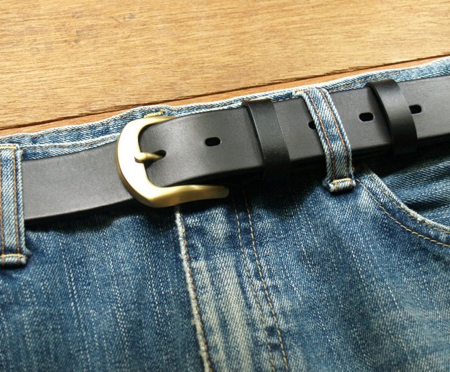 Leather Belt ( Custom Name ) - Gentle Black - Shop weekenlife.co