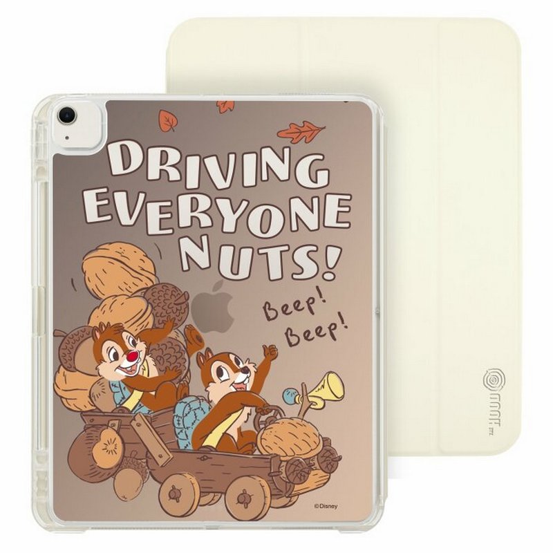 Chip 'n' Dale Driving Everyon iPad Air/Pro 2024 Detachable Clear Case Folio Case - เคสแท็บเล็ต - พลาสติก หลากหลายสี