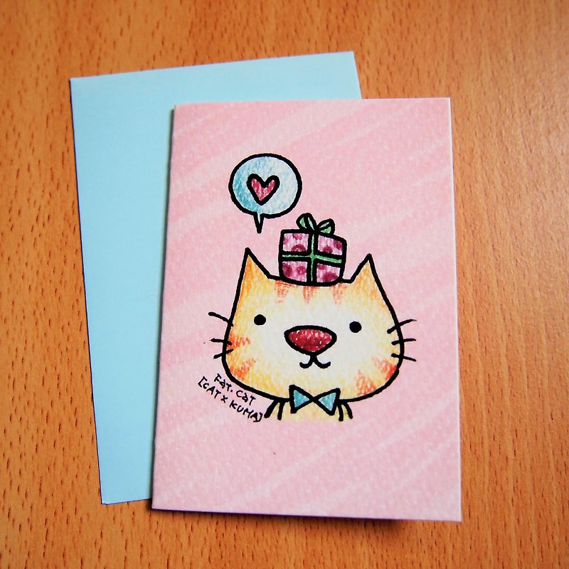 Universal Cards-Cats Bless You (Pink)