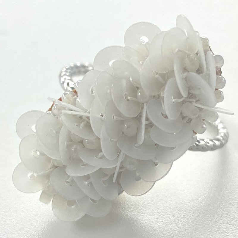 リング　Gemstone　ホワイト　13号 - 戒指 - 其他金屬 白色