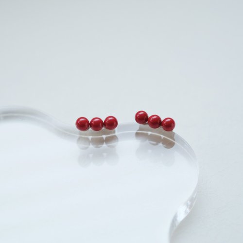 今日一日だけ7000円★赤珊瑚ネックレス　ピアス アクセサリー ピアス ネックレス 赤珊瑚 14KGFセット｜ピアス