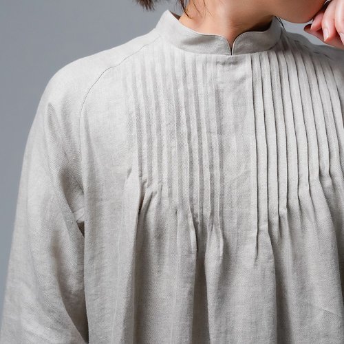 wafu【リネンワンピース】ピンタックとアオザイの虜になりました