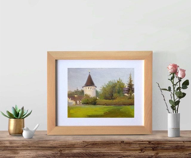 フランスの風景画 油彩画 絵画 アート 手描き 木製フレーム ウォールデコ 楽天市場】【絵画】【手書き】【壁掛け】【油絵】【風景画】【絵