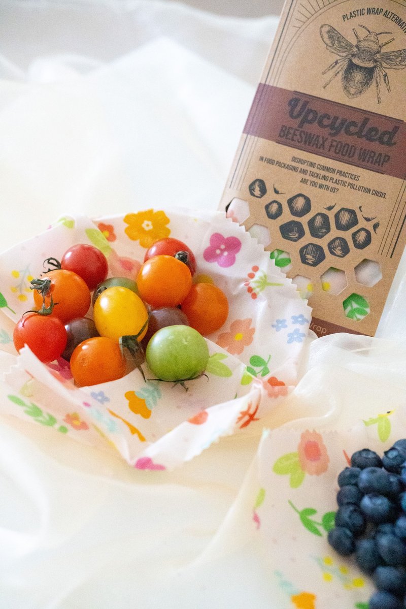 Petal Palette | Superwrap Upcycled Beeswax Food Wrap - Cookware - Eco-Friendly Materials 