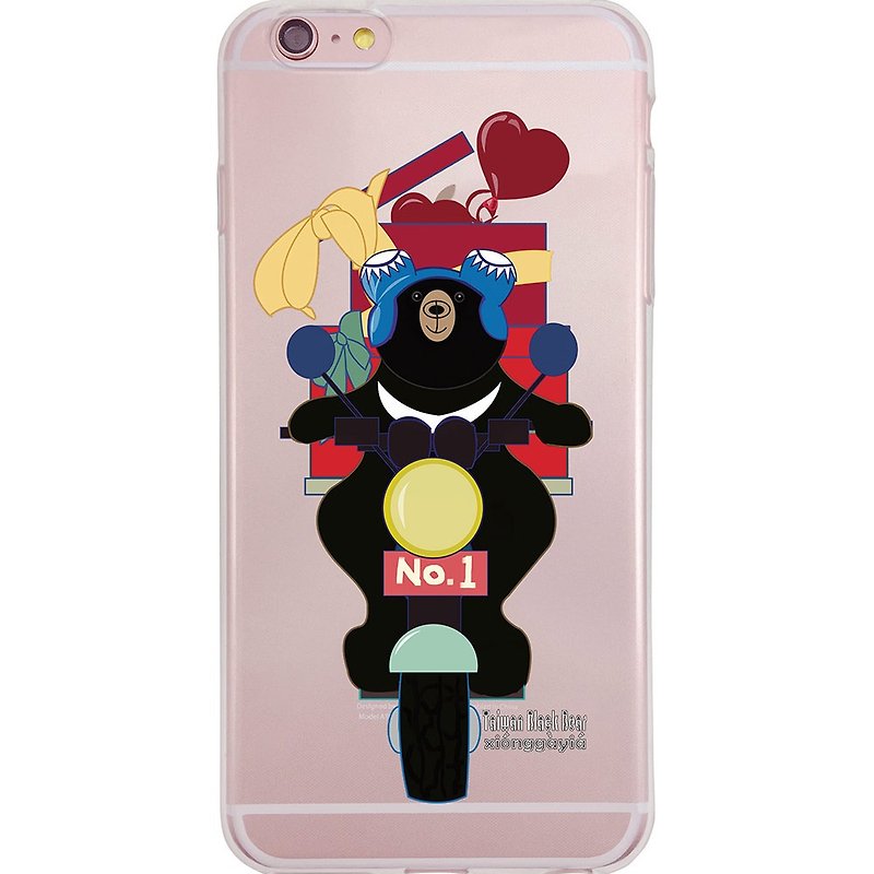 The new series [Taiwan black bear cover buds - gifts] - Iraq Dai Xuan-TPU mobile phone protection shell "iPhone / Samsung / HTC / LG / Sony / millet / OPPO" - เคส/ซองมือถือ - ซิลิคอน หลากหลายสี