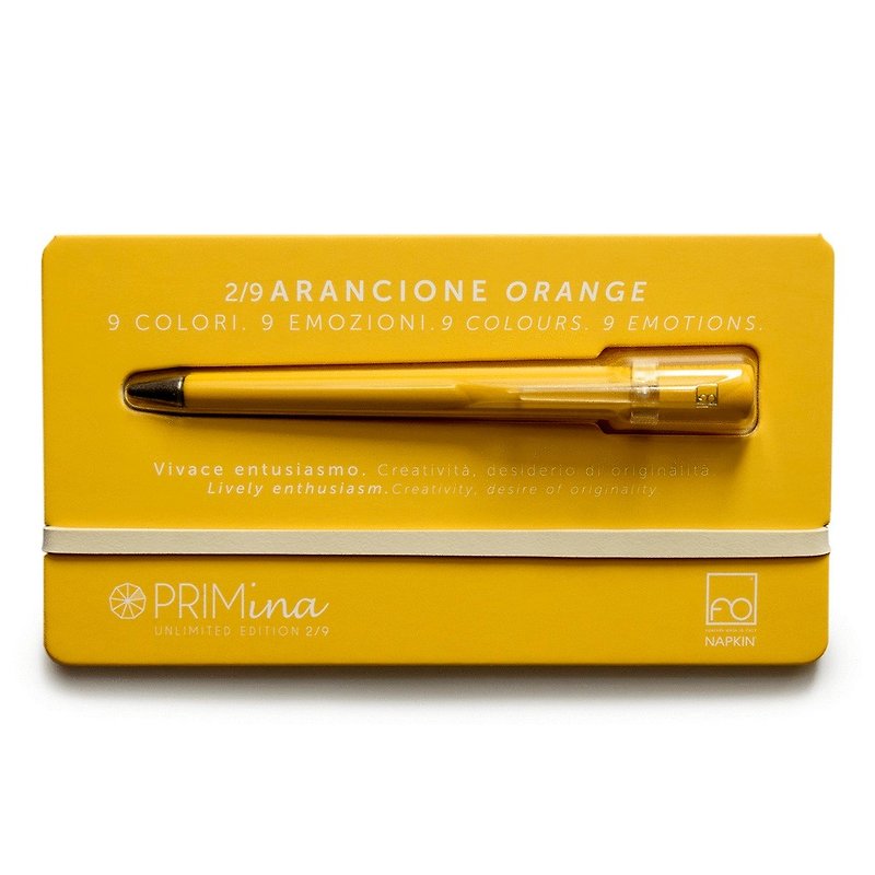/Napkin Forever/ Primina Macaron (Orange) - อุปกรณ์เขียนอื่นๆ - โลหะ สีส้ม