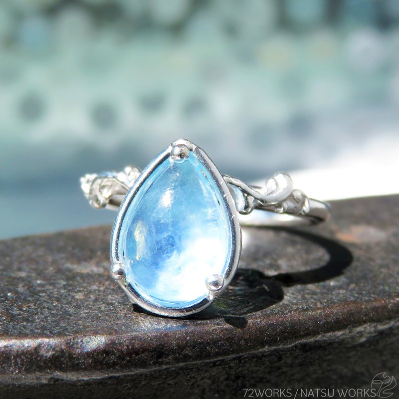 アクアマリン リング / Aquamarine Ring l - 戒指 - 寶石 藍色