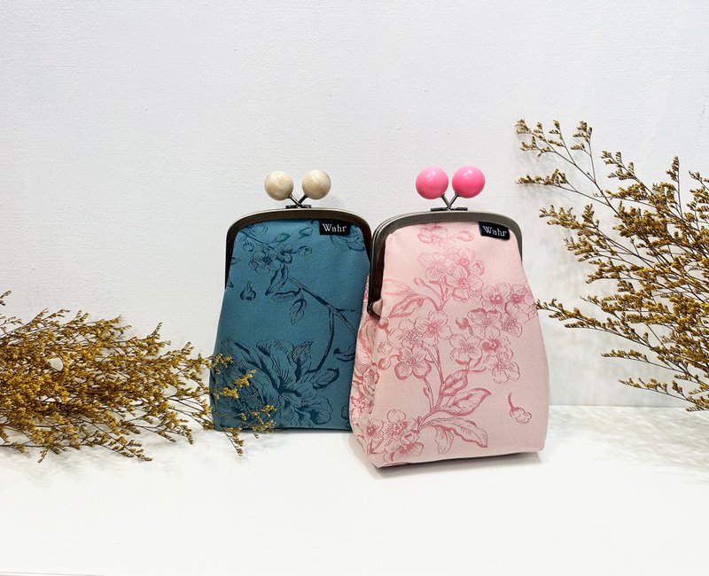 粉綠繡花 口金包 側背包 肩背包 隨身包 手機包 - 側背包/斜背包 - 聚酯纖維 多色