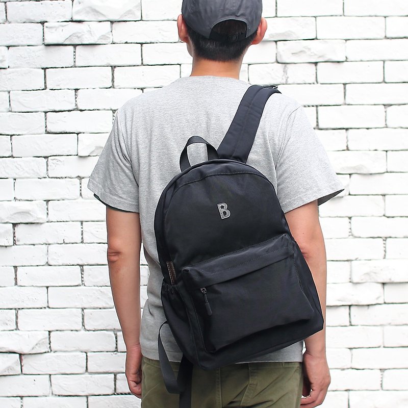 Calypso 2 in 1 backpack(14 inch Laptop OK)-black_105168 - Backpacks - Waterproof Material Black