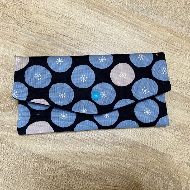 圈圈花 藍寶 紅包袋  口罩收納袋  存摺包   多功能小包 可愛獨家 - 利是封/揮春 - 棉．麻 