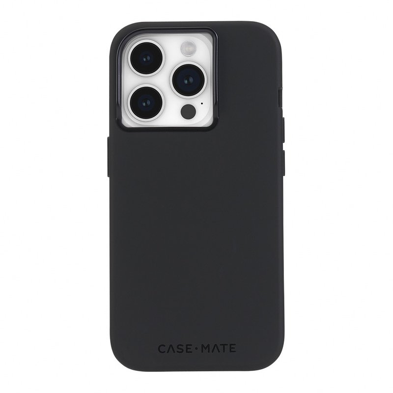 CASE MATE iPhone 15 Series Silicone Anti-slip Silicone MagSafe - Black - Phone Cases - Plastic Black