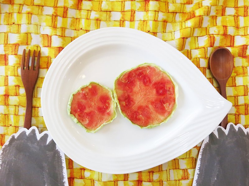 幸福果舖-手工紅肉西瓜乾分享包 - 水果乾 - 新鮮食材 紅色