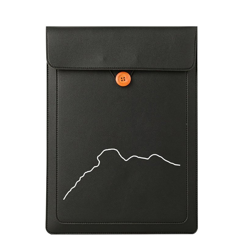 【獅子山】皮革電腦袋訂製(10-16吋) - 電腦配件 - 其他材質 黑色