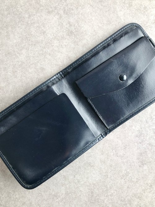 Christian Dior ディオール トロッター サドル 財布 ネイビー