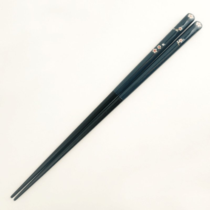 Hyozaemon Chopsticks, Premonition of the Beginning, Blue, Large, 23.5cm, Y-105 - ตะเกียบ - ไม้ 