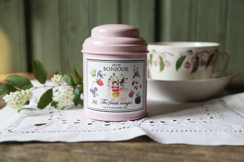 Pink - spring. French natural berry tea - ชา - วัสดุอื่นๆ 