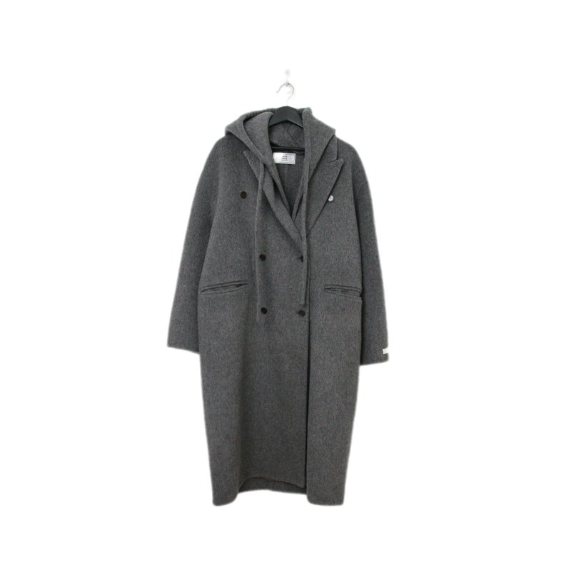 Back to Green-秋冬コート パーカー 厚手 ゆったり A-07/vintage - アウター メンズ - ウール 