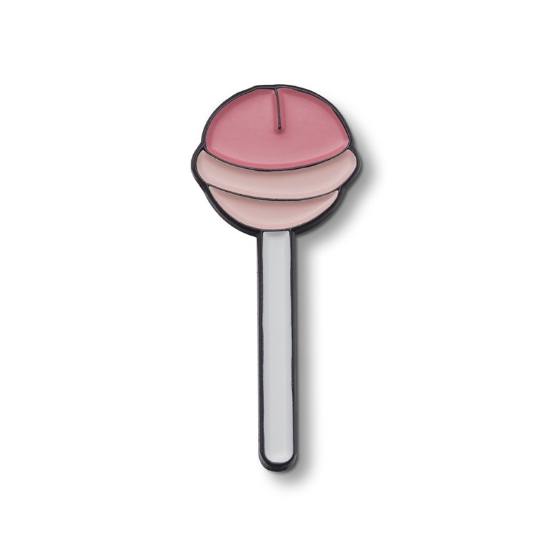 Enamel Pin Lollipop - 徽章/別針 - 琺瑯 粉紅色