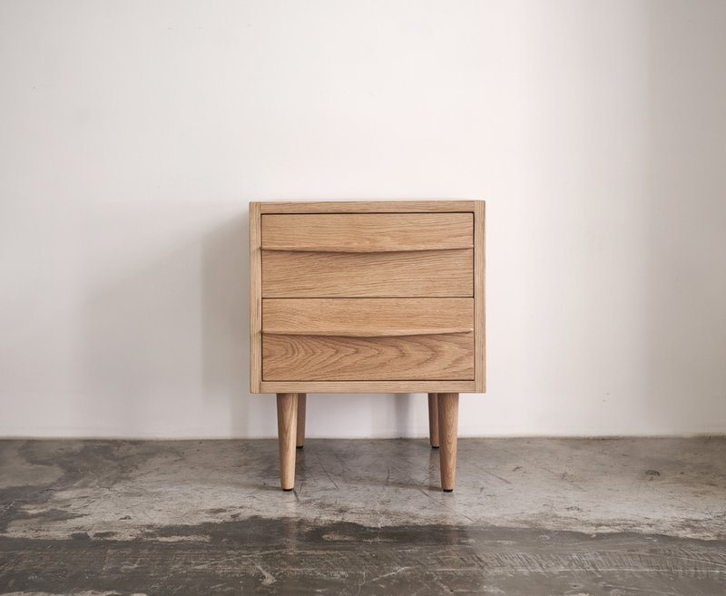 Robot .04 Sideboard / Nightstand - 2 Drawers - ตู้เสื้อผ้า - ไม้ สีนำ้ตาล