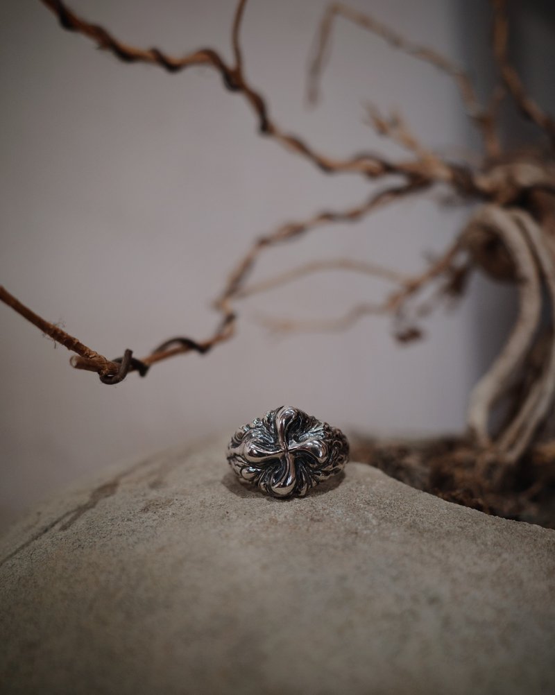 聚源戒指 Nexus ring - 戒指 - 銀 