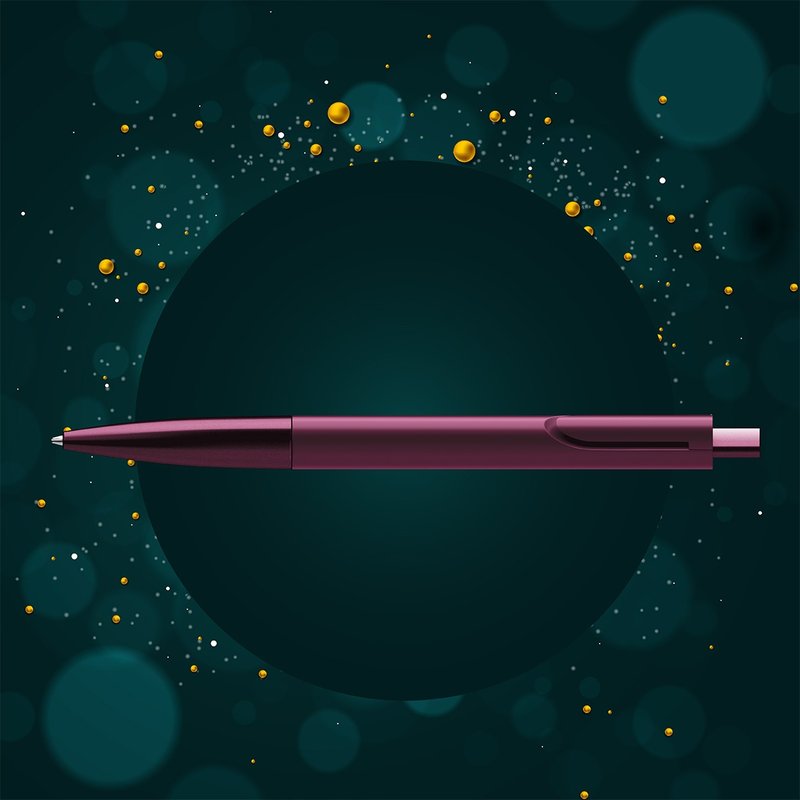 LAMY 原子筆 / noto 系列 - 283  - burgundy 酒紅色  / 限量 - 原子筆/中性筆 - 塑膠 紅色