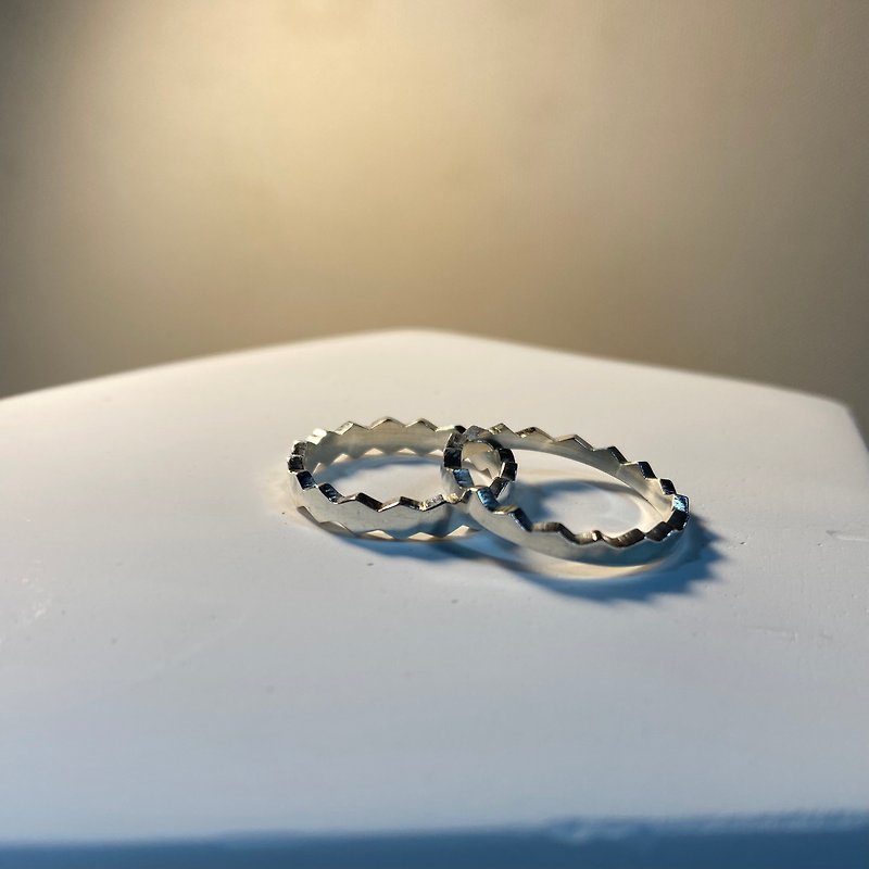 【Benzene】925 Sterling Silver Ring_Designer Series