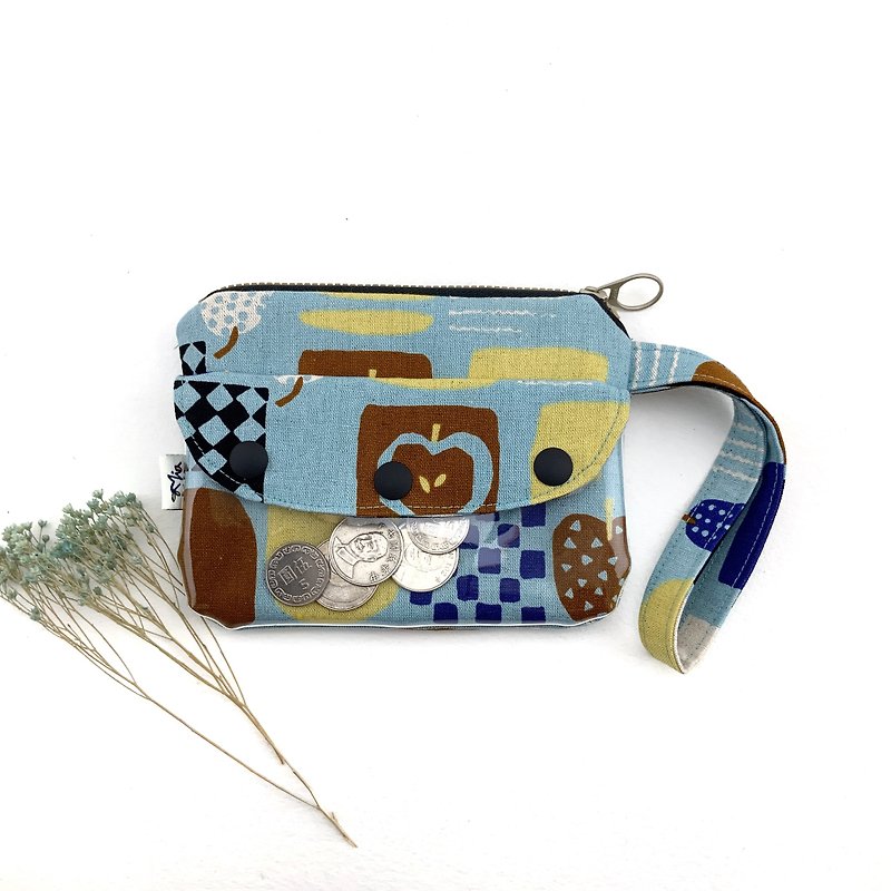 Cotton & Hemp Clutch Bags - Cut-and-paste style cotton clutch - change at a glance