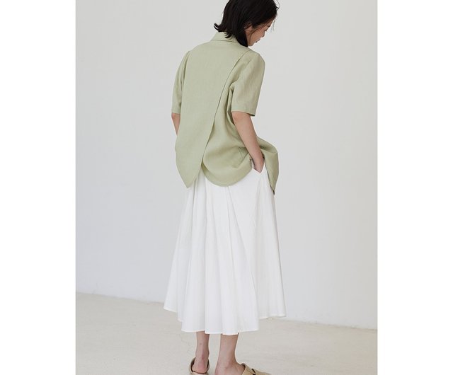 green umbrella skirt