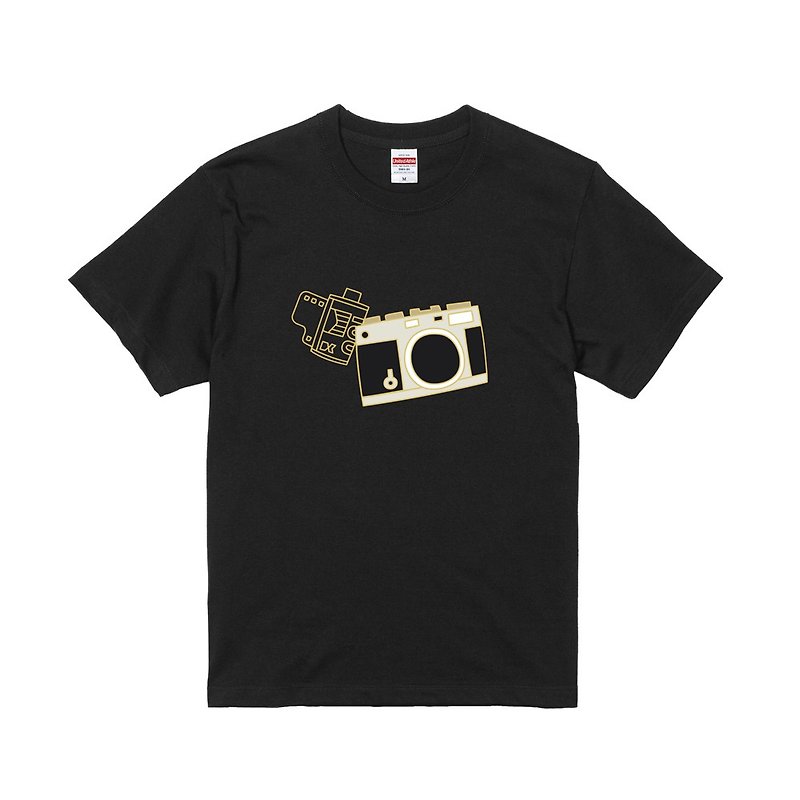 Perfect Together T-shirt - Camera - เสื้อฮู้ด - ผ้าฝ้าย/ผ้าลินิน สีดำ