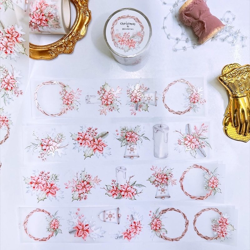 Christmas PET Tape - 紙膠帶/和紙/PET - 塑膠 