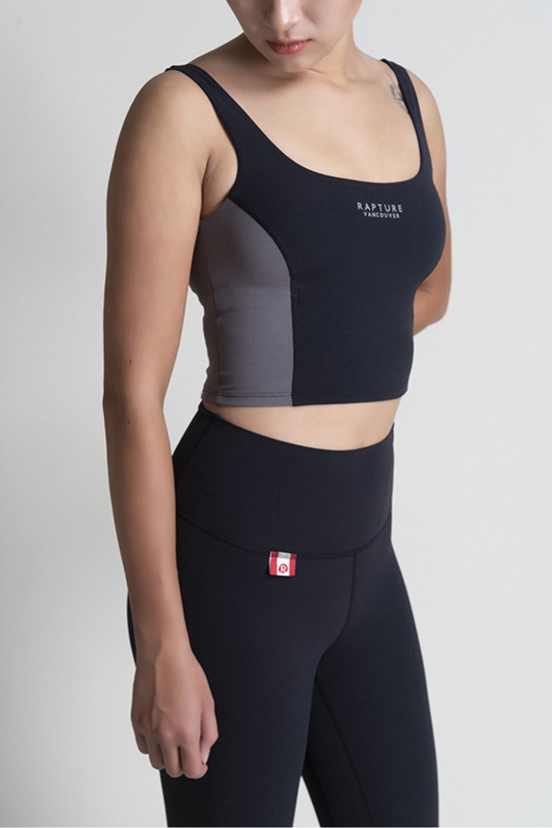 Rapture Vancouver 女性運動背心 Chilliback Bra Tank - 運動內衣 - 其他人造纖維 黑色