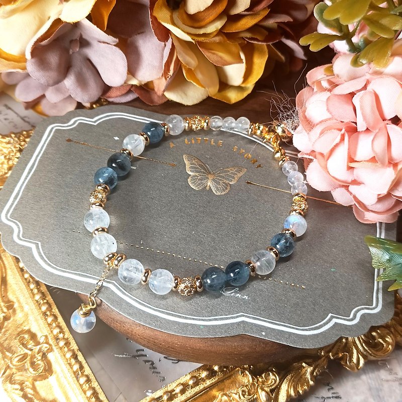[Moon Stone 05] Natural Crystal Bracelet Bracelet DIY Bracelet Design - Customized Gift
