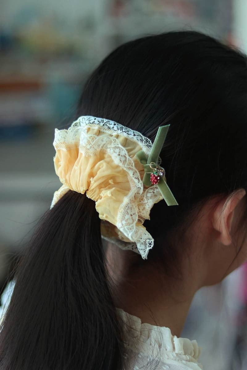 Chiffon Handmade Hairband Handmade Hair Accessories - ที่คาดผม - วัสดุอื่นๆ 