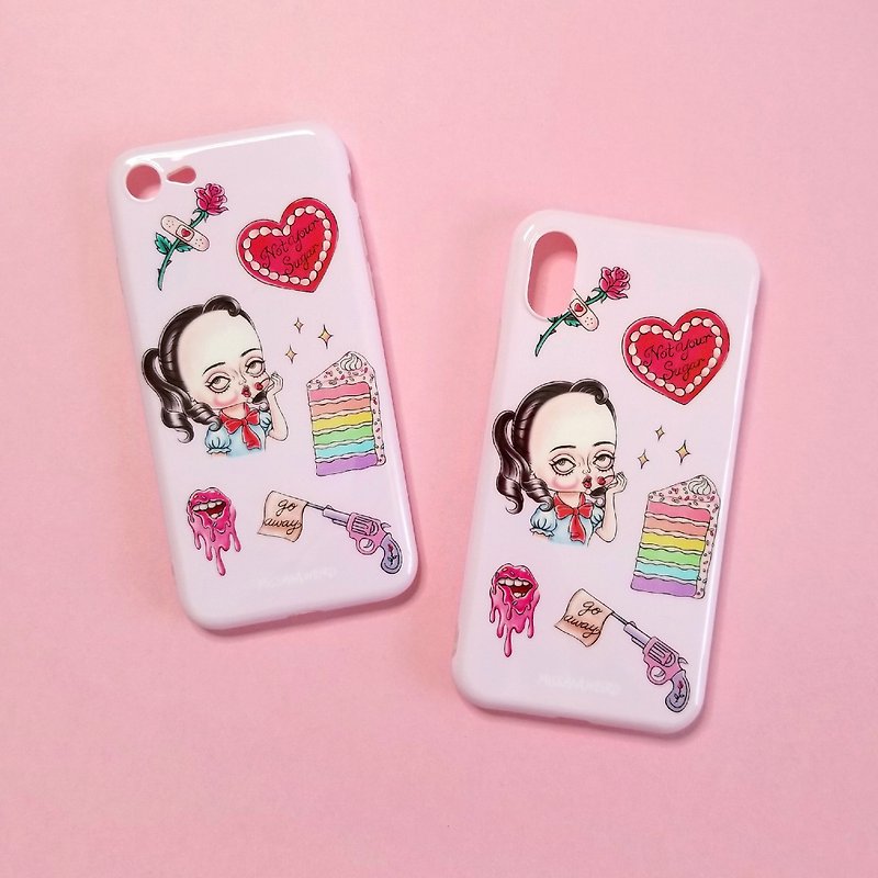 ***Clear stocks in stock*** Dark and sweet illustrations are not your sweetheart Iphone case