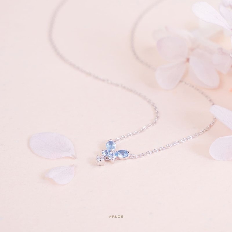 L'amour Butterfly Necklace (Silver) - สร้อยคอ - เงินแท้ 