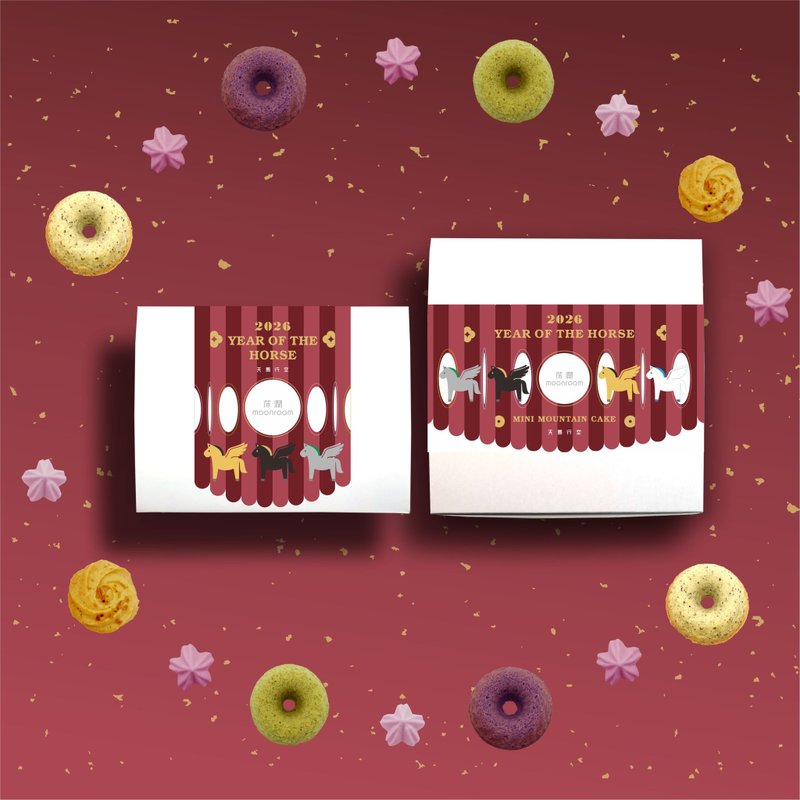 [Year of the Horse Limited Edition] Non-Refrigerated Dessert Gift Box for the New Year - เค้กและของหวาน - อาหารสด 
