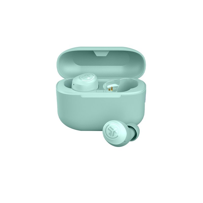 【JLab】GO POP+ True Wireless Bluetooth Headphones-Mint Green - Headphones & Earbuds - Plastic Blue